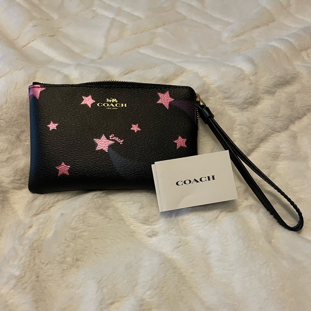 Designer Coach wristlet wallet